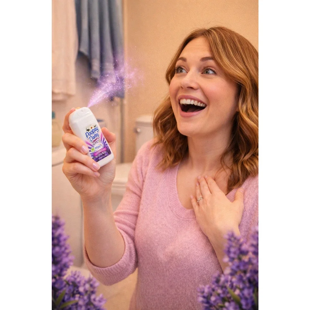 Wizard Poopsy Daisy Lavender Rain Pre Toilet Spray 2 Pack NEW FAST SHIPPING